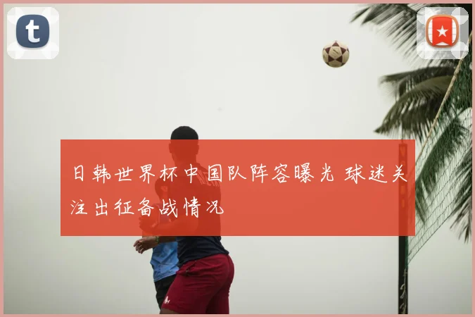 日韩世界杯中国队阵容曝光 球迷关注出征备战情况